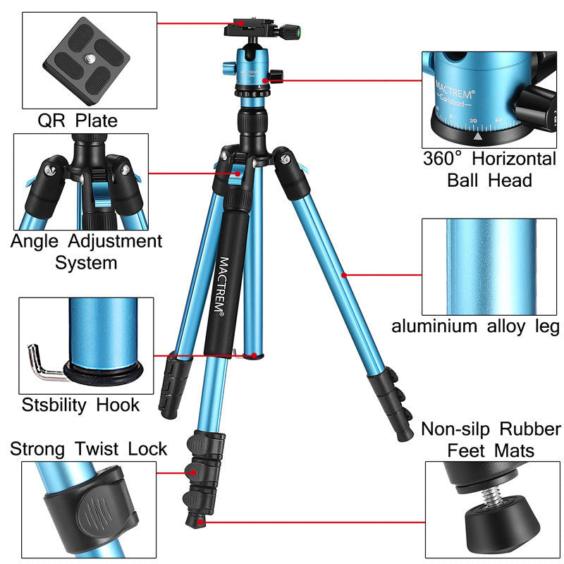 CT62 Portable Multifunctional Mobile Phone Camera Stand